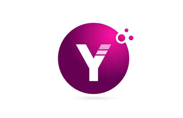 Betű Y logó ábécé gömb vállalati logó ikon design pi — Stock Vector