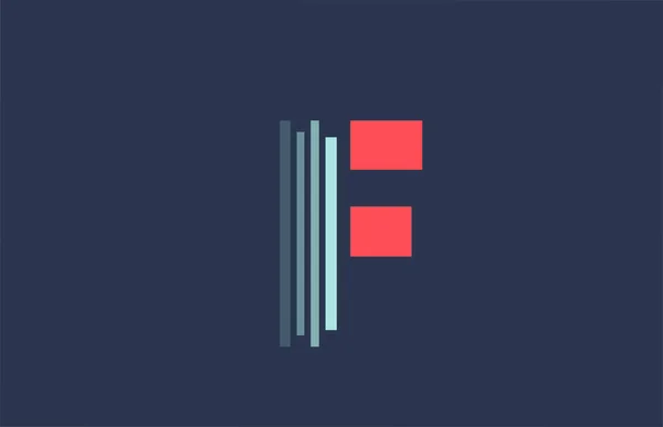 Κόκκινο Μπλε Γράμμα Αλφάβητο Εικονίδιο Λογότυπο Για Τις Επιχειρήσεις Και — Διανυσματικό Αρχείο
