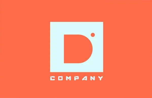 Vit Orange Alfabet Bokstav Logotyp Ikon För Företag Och Företag — Stock vektor