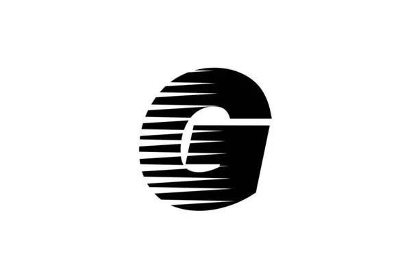 Строка Буквенный Значок Логотипа Бизнеса Компании Простой Дизайн Черно Белых — стоковый вектор