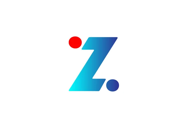 Blaues Rotes Buchstaben Logo Symbol Gradient Design Für Geschäfts Und — Stockvektor