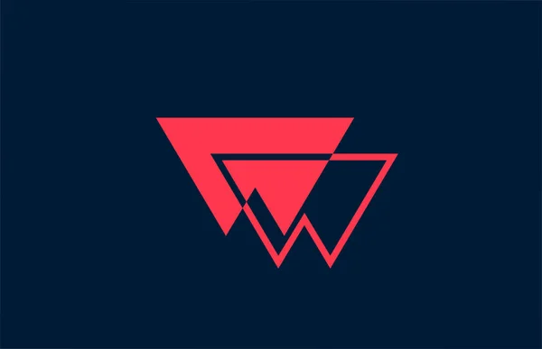 Red Black Alphabet Letter Logo Icon Business Company Design — Stock Vector