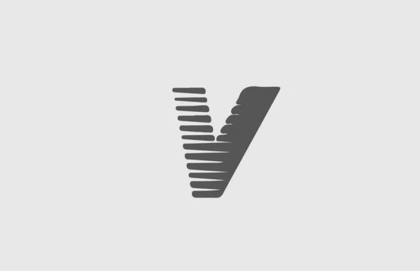 Піктограма Логотипу Сірої Літери Дизайн Ліній Компанії Бізнесу — стоковий вектор