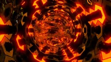 Ritmik küreler dijital görsel animasyon