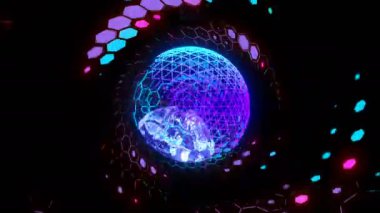 Ses soyutlaması dijital görsel animasyon