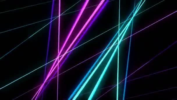 Animation visuelle numérique laser lente