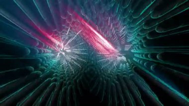 Sonsuz uzay dijital görsel canlandırma