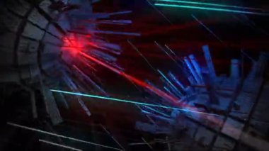 Uzay motoru dijital görsel canlandırması