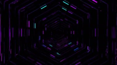 Neon arkaplan dijital görsel canlandırma