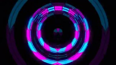 Renkli delikler dijital görsel canlandırma 