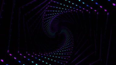 Neon arkaplan dijital görsel canlandırma