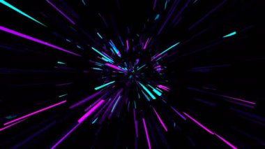 Yıldız dörtyüzlü dijital görsel animasyon