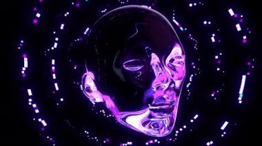 Açık kafa dijital görsel canlandırma