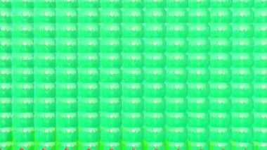 Renkli dijital görsel animasyon. Başlıklarda, sunumlarda veya VJ kullanımında kullanmak için ideal döngüsüz renksiz geometrik patlayıcı etkisi görüntüsü.