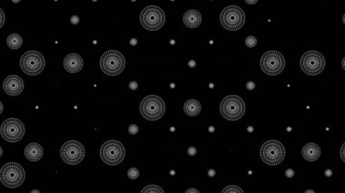 Farklı çizgiler dijital görsel animasyon. Başlıklarda, sunumlarda veya VJ kullanımında kullanmak için ideal döngüsüz renksiz geometrik patlayıcı etkisi görüntüsü.