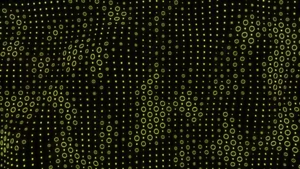 Digital Visuell Animering Guldstruktur Loopas Sömlös Abstrakt Färgad Geometrisk Explosiv — Stockvideo