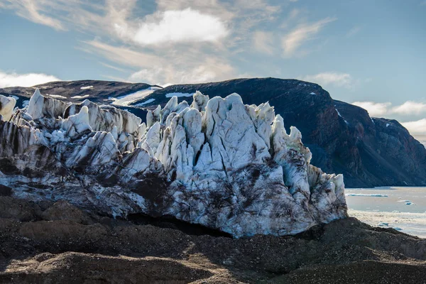 Vista Antártica Paisagem Nevada — Fotografia de Stock