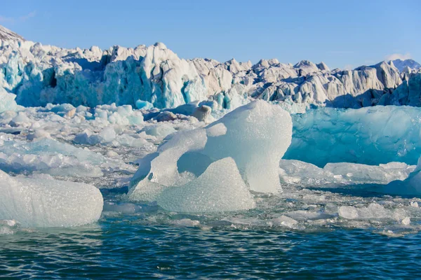 Дивовижний Вид Шматок Льодовика — стокове фото