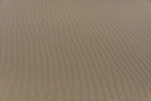 Padrão Areia Natural Deserto Com Ondas Quadro Completo — Fotografia de Stock