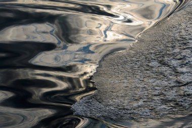 soyut su dalgaları arka planı