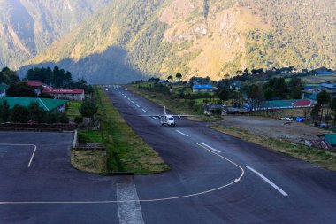 Lukla havaalanına Nepal