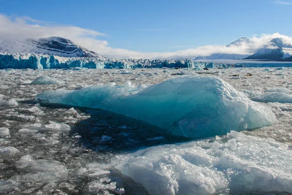 Incredibile Vista Pezzo Ghiacciaio — Foto Stock