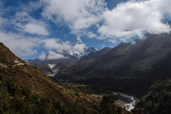 Trekking Nepal Himalayas — Stock Photo, Image