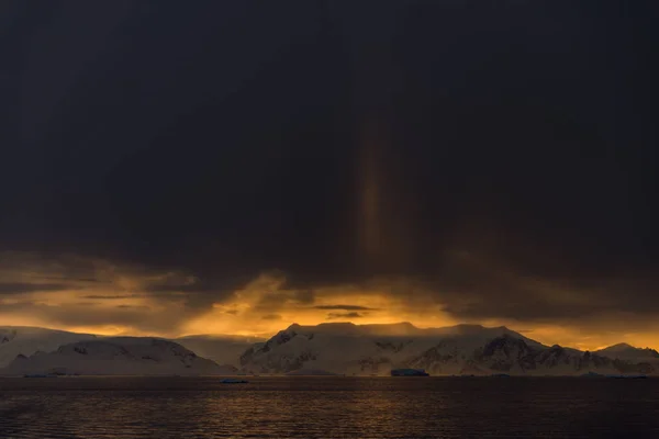 Красивый Вид Закат — стоковое фото