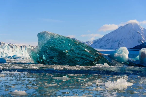 Úžasný Výhled Kus Ledovce — Stock fotografie