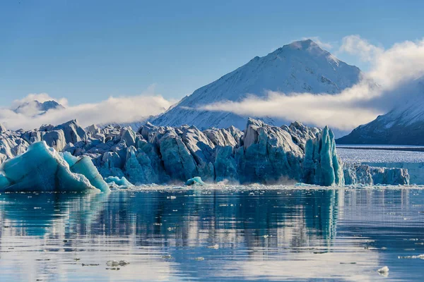 Дивовижний Вид Шматок Льодовика — стокове фото