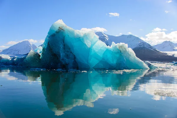 Increíble Vista Del Pedazo Glaciar —  Fotos de Stock