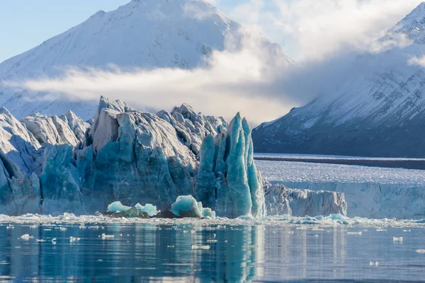 Atemberaubende Aussicht Auf Stück Gletscher — Stockfoto