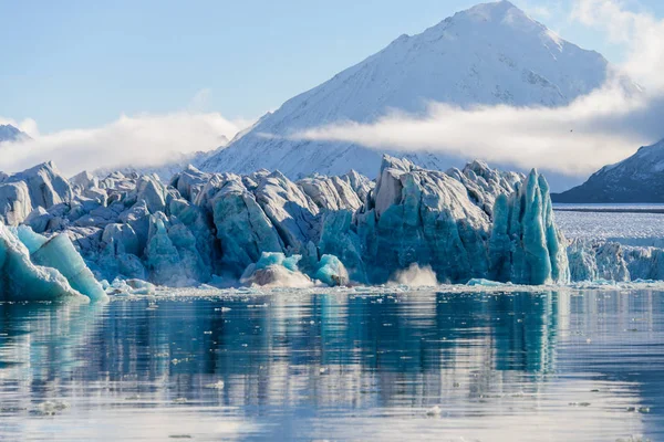 Increíble Vista Del Pedazo Glaciar —  Fotos de Stock