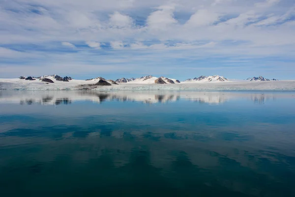 Vista Antártica Paisagem Nevada — Fotografia de Stock