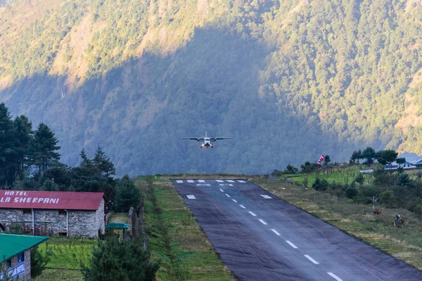 Aeropuerto Lukla Nepal — Foto de Stock