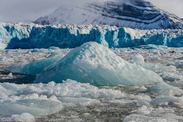 Increíble Vista Del Pedazo Glaciar —  Fotos de Stock