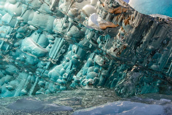 Increíble Vista Del Pedazo Glaciar — Foto de Stock