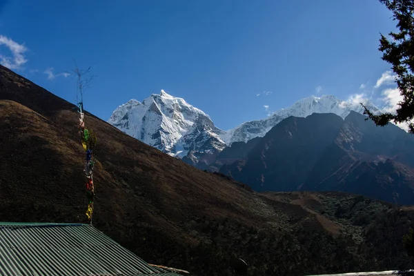 Πεζοπορία Στο Νεπάλ Ιμαλάια — Φωτογραφία Αρχείου