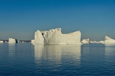 Güzel bir Grönland buz Dağı manzarası