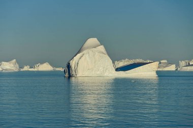 Güzel bir Grönland buz Dağı manzarası