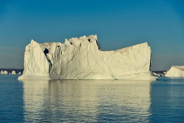 Güzel bir Grönland buz Dağı manzarası