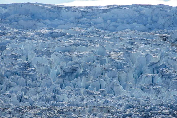 Pohled Ledovec Svalbard — Stock fotografie