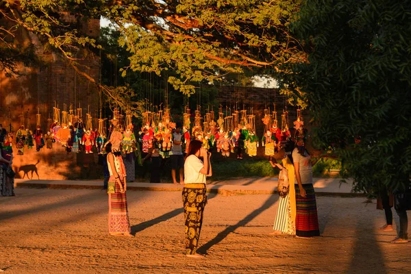 Bagan Myanmar Vista Diurna — Fotografia de Stock