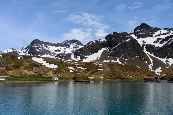 Grytviken Alte Walfangstation Auf Südgeorgien — Stockfoto