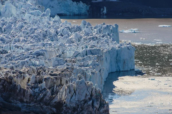 Вид Льодовик Шпіцбергені — стокове фото