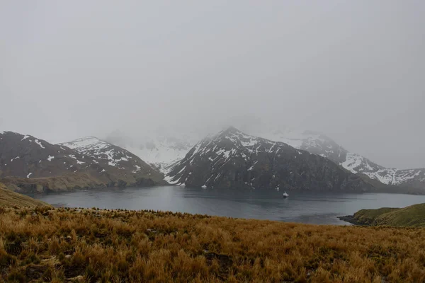 Nördliche Landschaft Mit See Und Tundra — Stockfoto