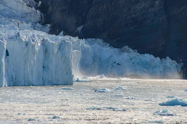 Vista Del Glaciar Svalbard — Foto de Stock