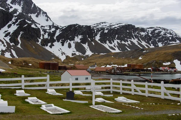 Stary Cemetry Grytviken Południe Georginia — Zdjęcie stockowe