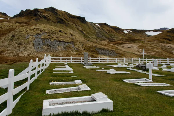 사우스 조지아에 Grytviken에 Cemetry — 스톡 사진