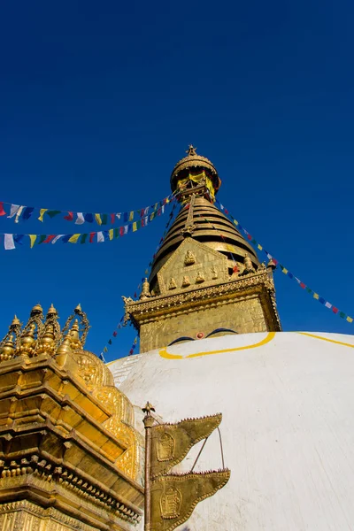 Swayambhunath Крупним Планом Подання — стокове фото